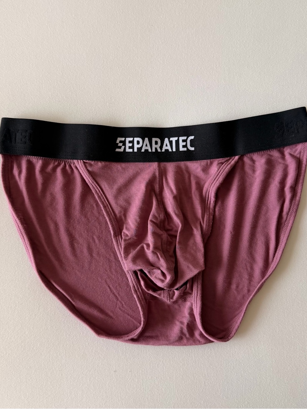 separatec men’s mauve jockstrap briefs